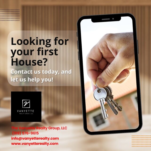 Dreaming of owning your first house?

Give us a call and let's get started!

The Vanyette Realty Group, LLC 
(919) 576-9615
info@vanyetterealty.com
www.vanyetterealty.com

#vanyetterealty #durhamrealestate #ncrealtor #realtor #ncdreamhome #homesellertips #realtormom #home2022 #orangecountyrealestate #vanyetterealtygroup #home2022 #dailymotivation #realestatelife #carpediem #ncrealestateagent #wakecountyschools #southpointmall #movingtoraleigh #durhambulls #cityofmedicine